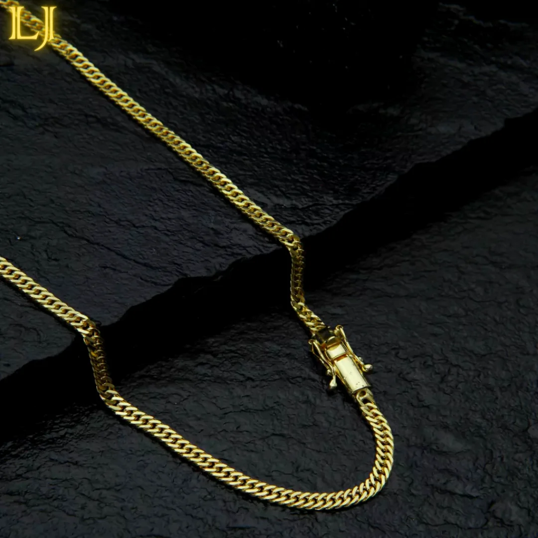

4 MM Grumet Chain in Old Coin Jewelry (Nordic Gold) Eternal guarantee in color! Say no to gold-plated jewelry!