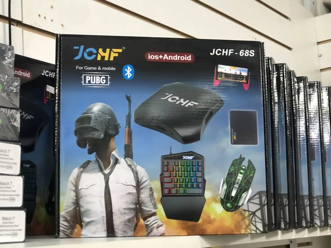 Комплект для игровой клавиатуры и мыши 5 в 1 для PUBG Call of Duty Android/iOS мобильной видеоигровой консоли телефона - Комплект Games Mouse.