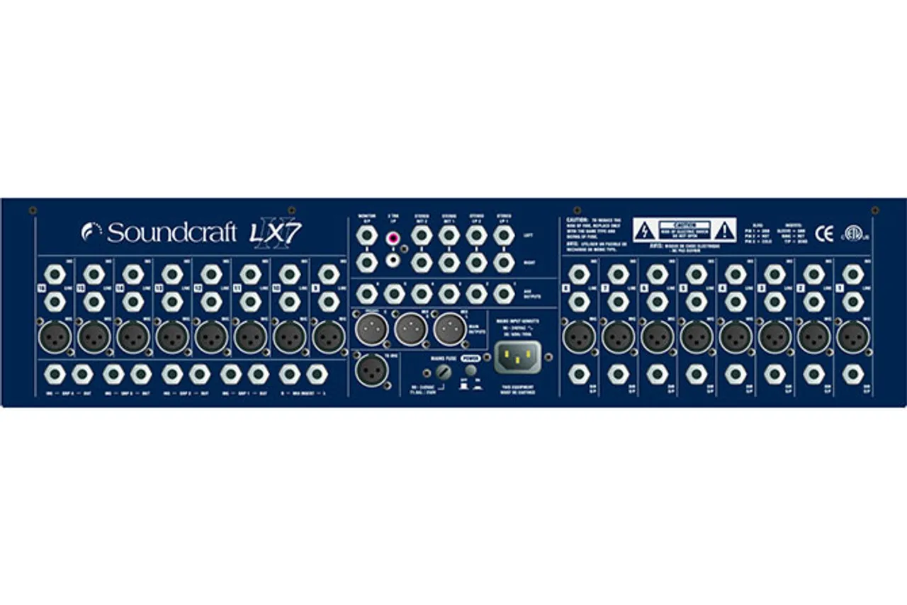 

100% OFFICIAL Soundcraft LX7ii 16-channel Analog Mixer