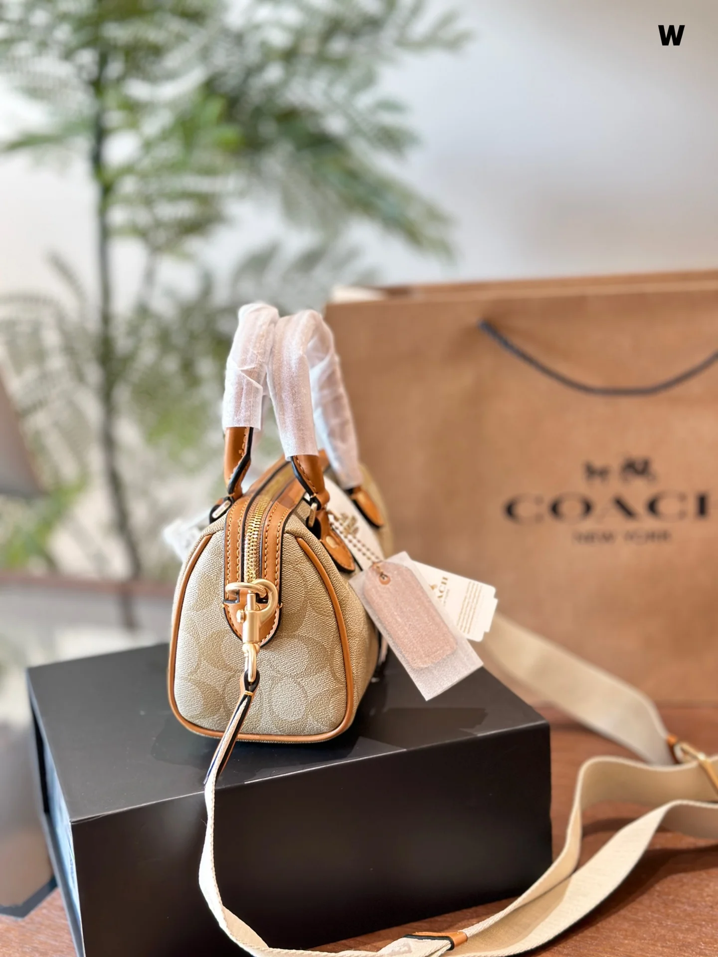 Сумки на плечо COACH Женская новая сумка высокое качество через Кожаная мода