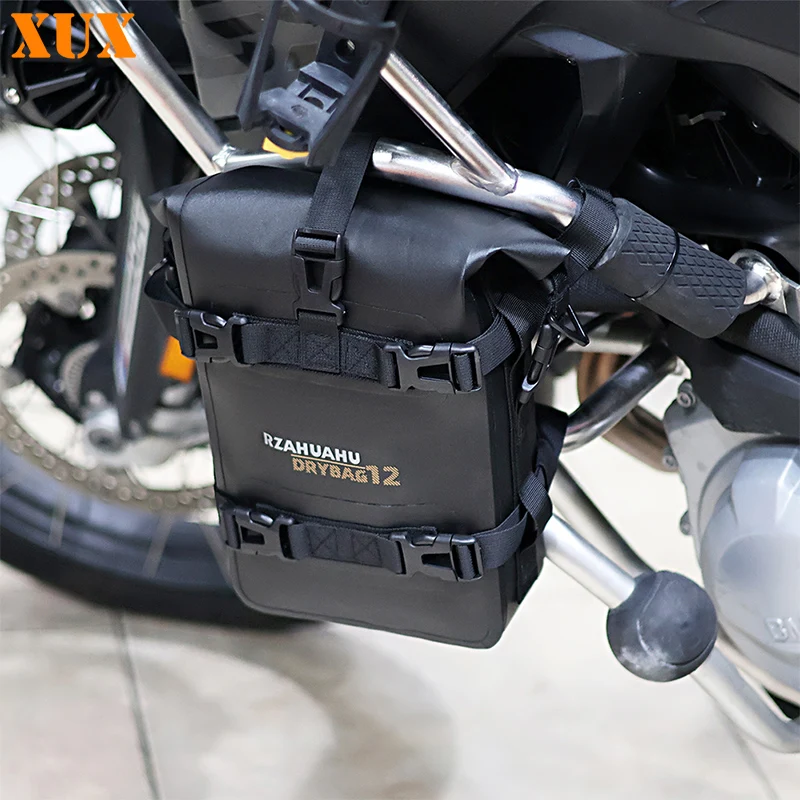 

Motorcycle Bag Multifunctional Bumper Bag Waterproof Large Capacity Anti-slip Universal Motorbike Seat Bar Package Accessories