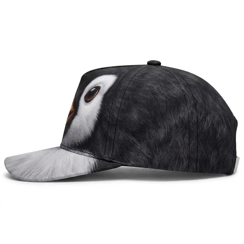 Фото Бейсболки Penguin Custom, кепка Pengy Waddles в стиле хип-хоп, кепка тракера с козырьком, зимняя уличная одежда, регулируемая, подарок, теплый вид. №2