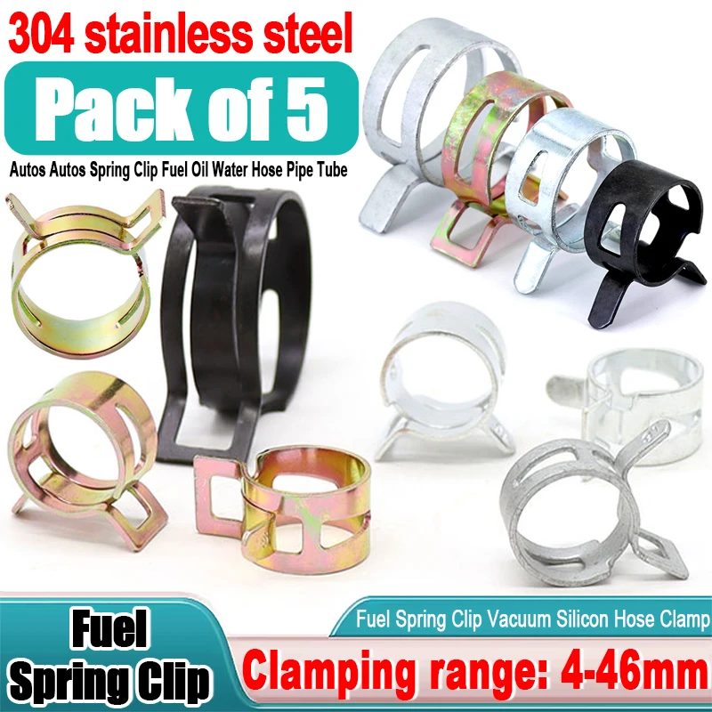 

5 шт. самозажимные хомуты из стали 4-46 мм