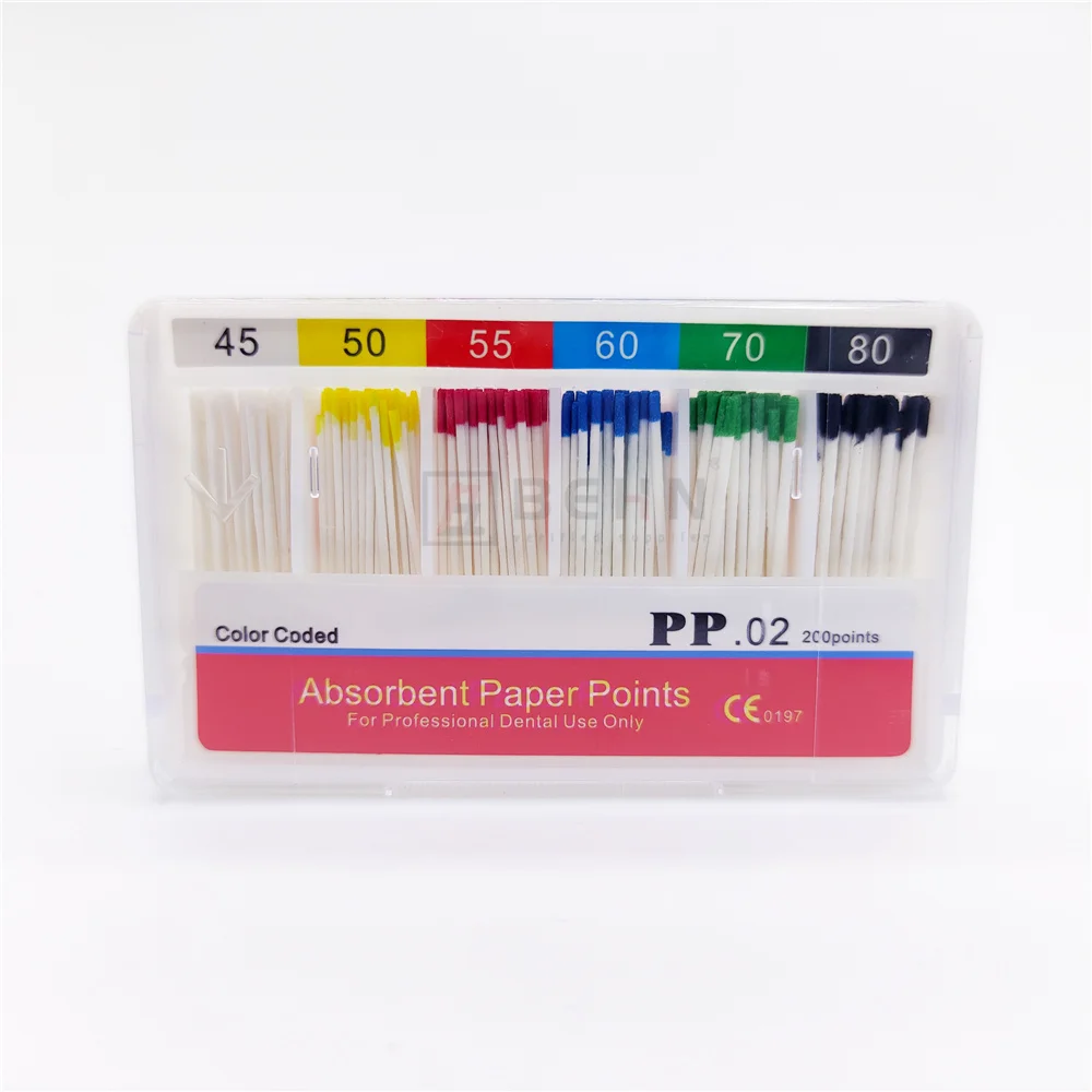 1 коробка стоматологический конус GP Point/хлопчатобумажный наконечник 02 04 06 15 #-40 #