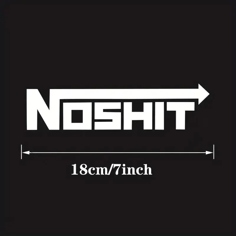 

Noshitnos наклейки, забавные виниловые наклейки на автомобиль, грузовик, JDM гоночные наклейки на окна, наклейки на окна Jdm