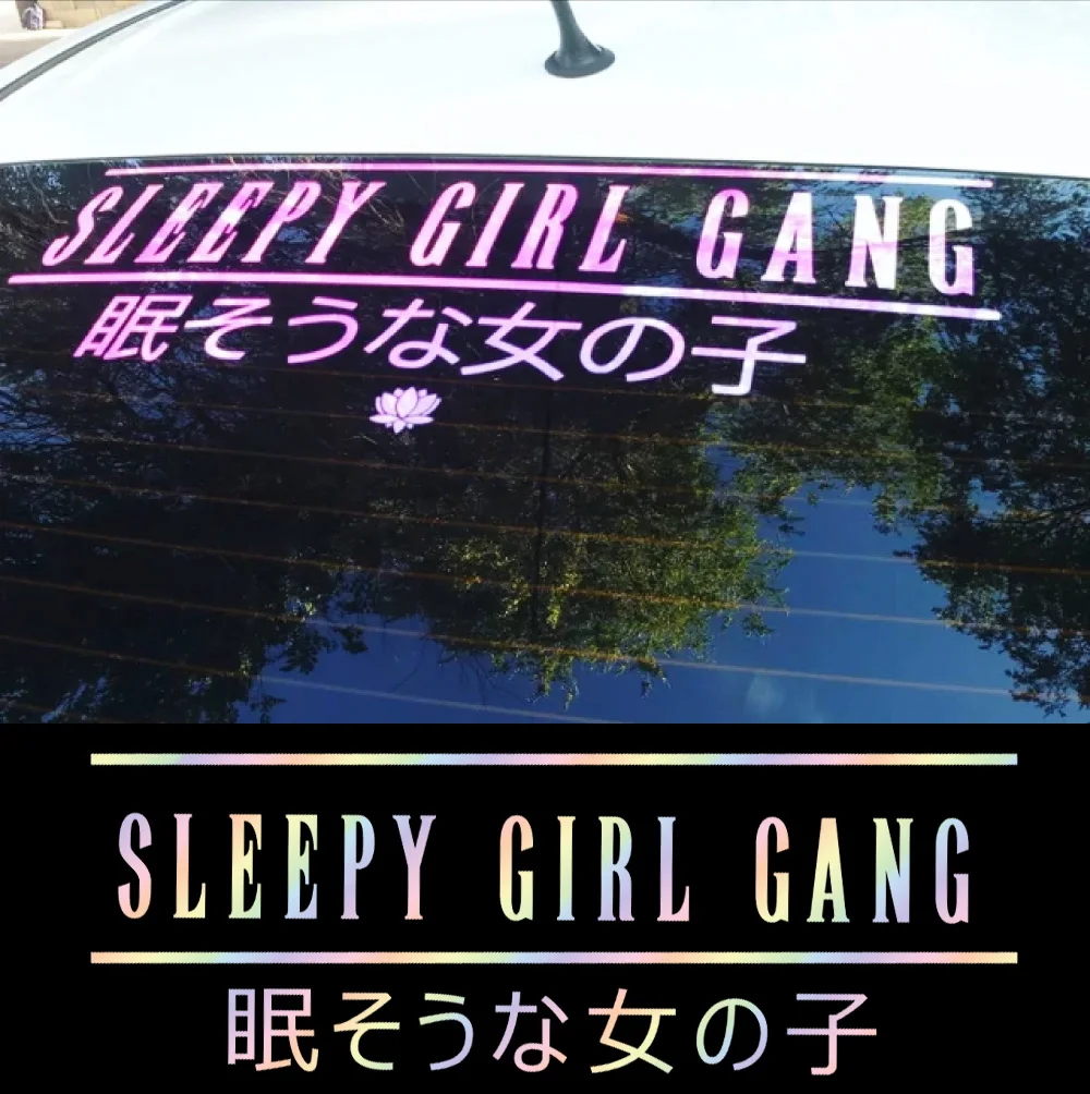 

JDM Car Stickers Japanese Kanji Vinyl Decals for Car Rear Window Windshield Bumper Waterproof Auto Exterior Decor Accessories