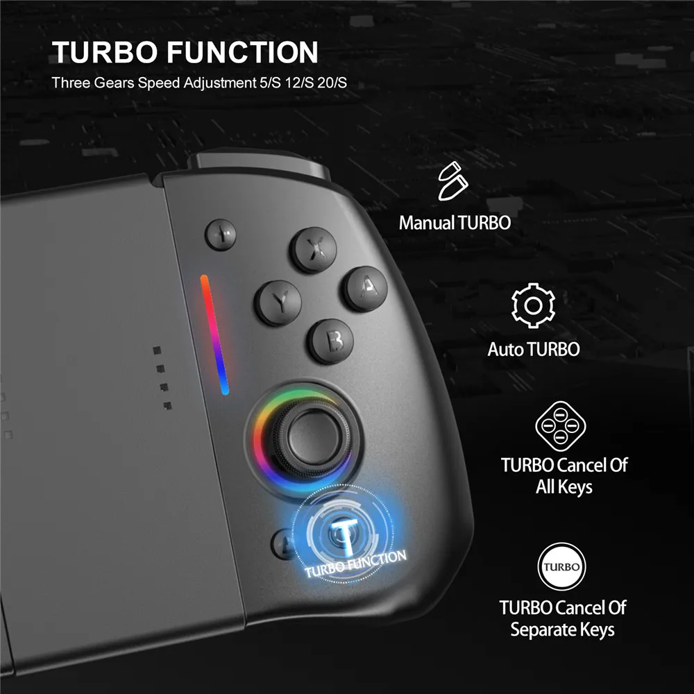 Bluetooth-контроллер беспроводной совместимый с Nintendo Switch 6-осевой | Электроника