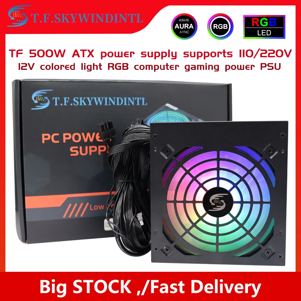 

Fonte 500w 80plus 12V PC Power Supply 500W 24pin ATX Computer Power Supply PSU 500W PC Gaming Power PC Gamer Source Game