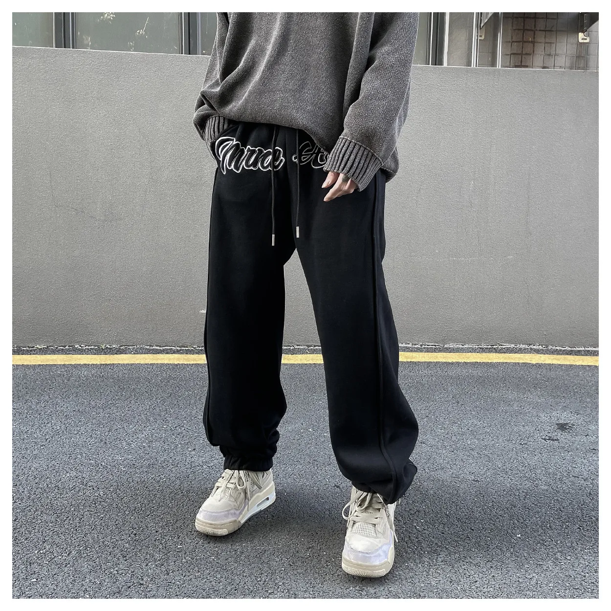 Harem Pants Men Casual Harajuku Training Oversize Sweatpants Male Tracksuit Sets Korean Fashion Women Baggy Man Trousers Men's