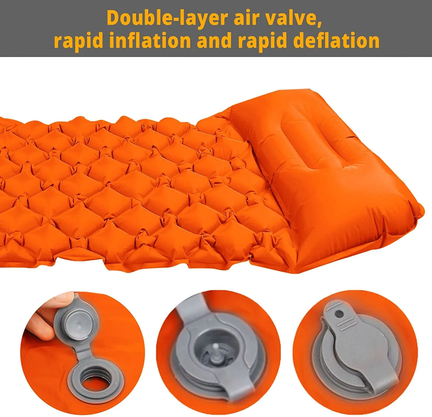 

Leg Inflatable Sleeping Mattress Bed, Waterproof and Odorless, Portable for Travel and Camping