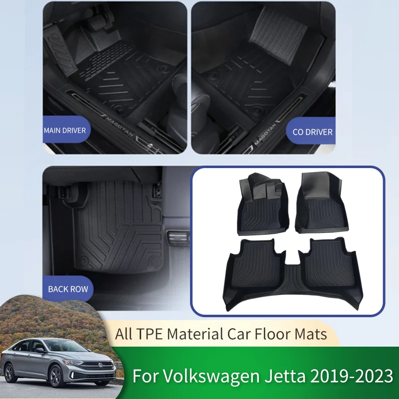 

Car Waterproof Non-slip Floor Mats Full Surround Protective Liner Foot Pad Carpet for Toyota Camry Daihatsu Altis XV40 2007~2011