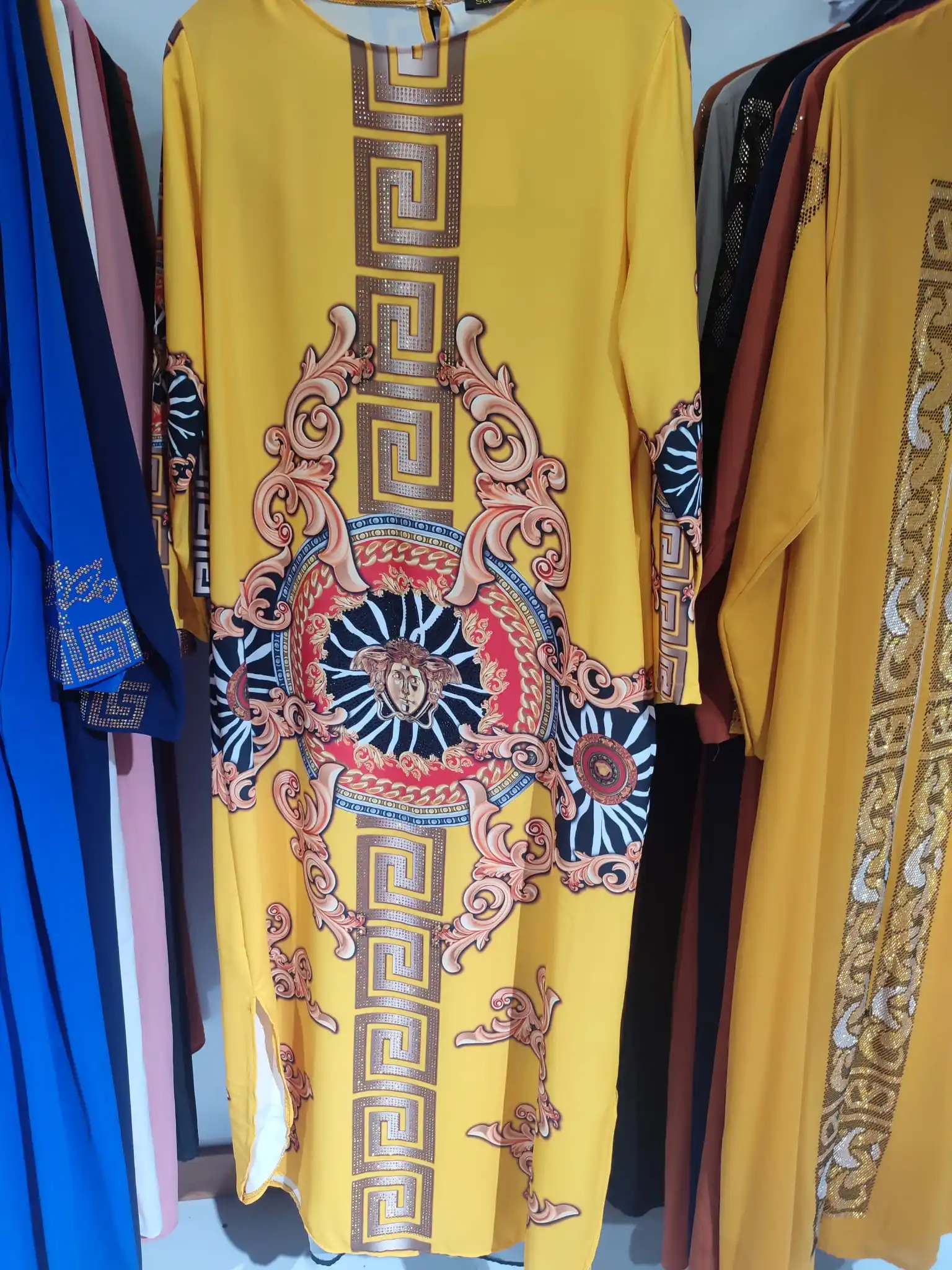 Dress For Women Abaya Dubai Long Sleeve Muslim Fashion Dress For Women Clothing Casual Loose Hijab Dresses Fashion 2022