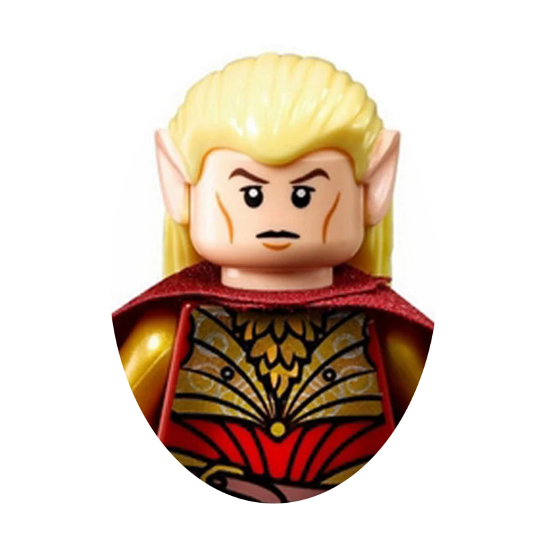 Конструктор кольцевой серии King демон хоббит эльф король экшн-марионетка голова в