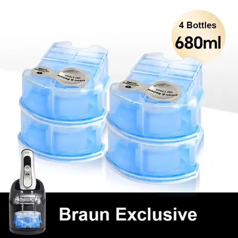 Чистящий картридж для бритвы Braun Shaver Renew для бритвы Braun Shaver с автоматическим центром очистки Clean Stubble Microb