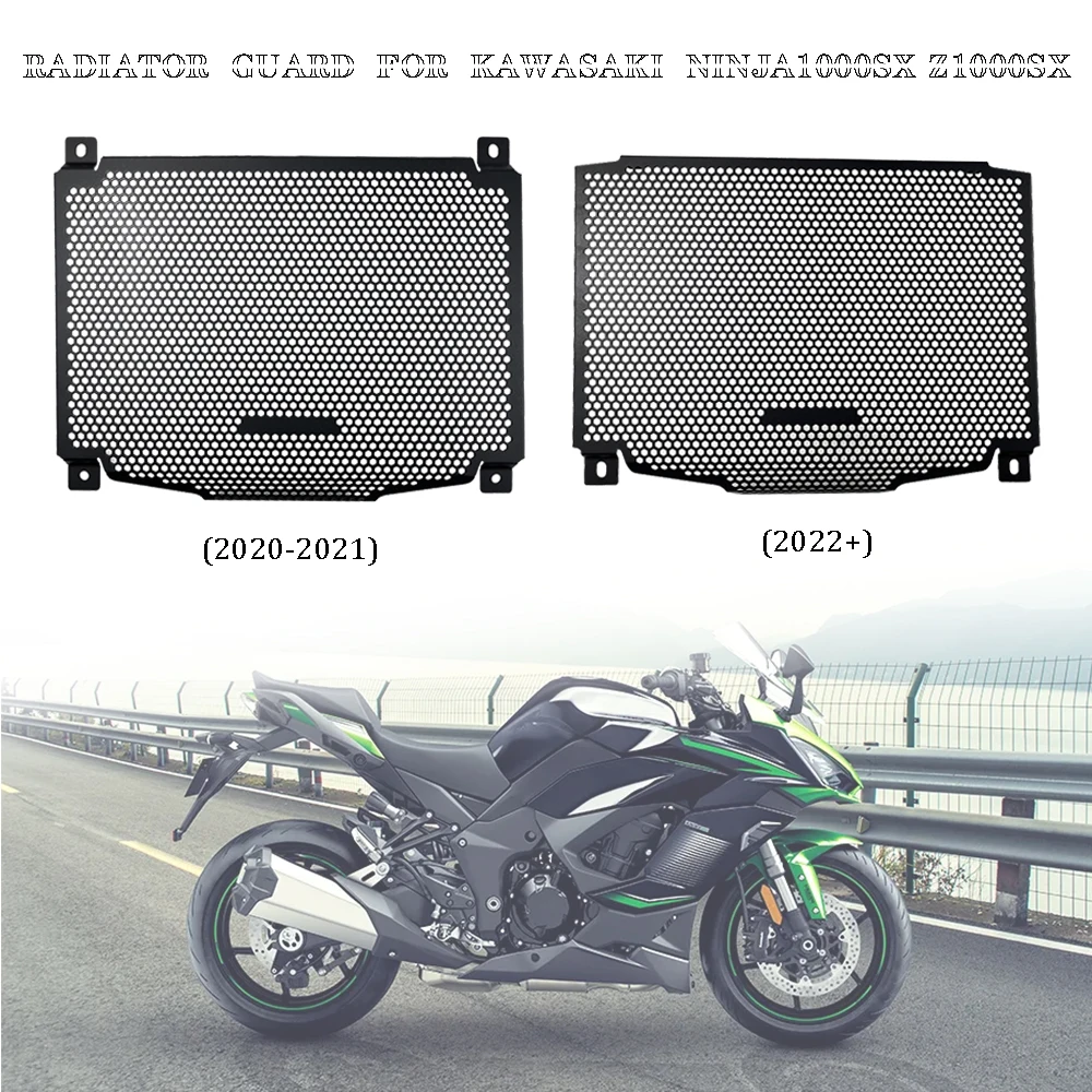 

Для 2020 2022 2023 Kawasaki Ninja1000SX Z1000SX Ninja Z 1000SX аксессуары для мотоциклов радиатор решетка гриля Защитная крышка