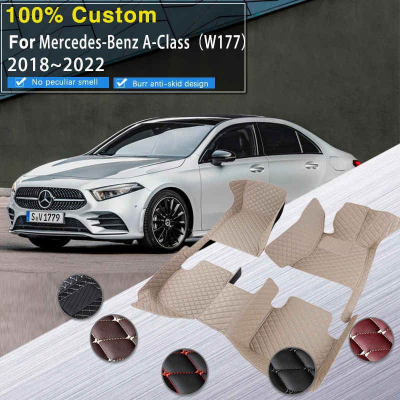 

Car Rear Trunk Floor Mat For Mercedes-Benz A-Class W177 2018~2022 Waterproof Accesorios Para Auto Car Mat Floor Car Accessories
