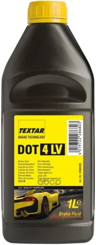 Жидкость Тормозная Textar Brake Fluid Dot4 1 Л 95006200 Textar арт. 95006200