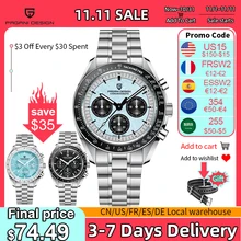 PAGANI DESIGN Chronograph Men's Watches Top brand Luxury Men Quartz Wrist Watch Automatic Date Speed Great Master Watch for men