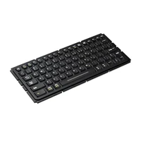 IP67 Waterproof Panel Mount Rugged Medical Silicone Keyboard With Metal Base