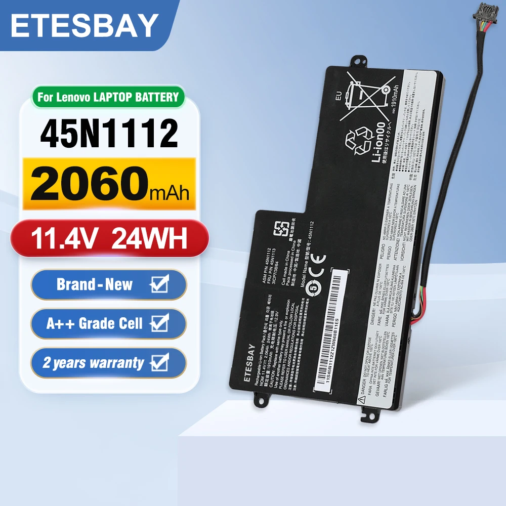 Аккумулятор ETESBAY 45N1110 черный для Lenovo ThinkPad
