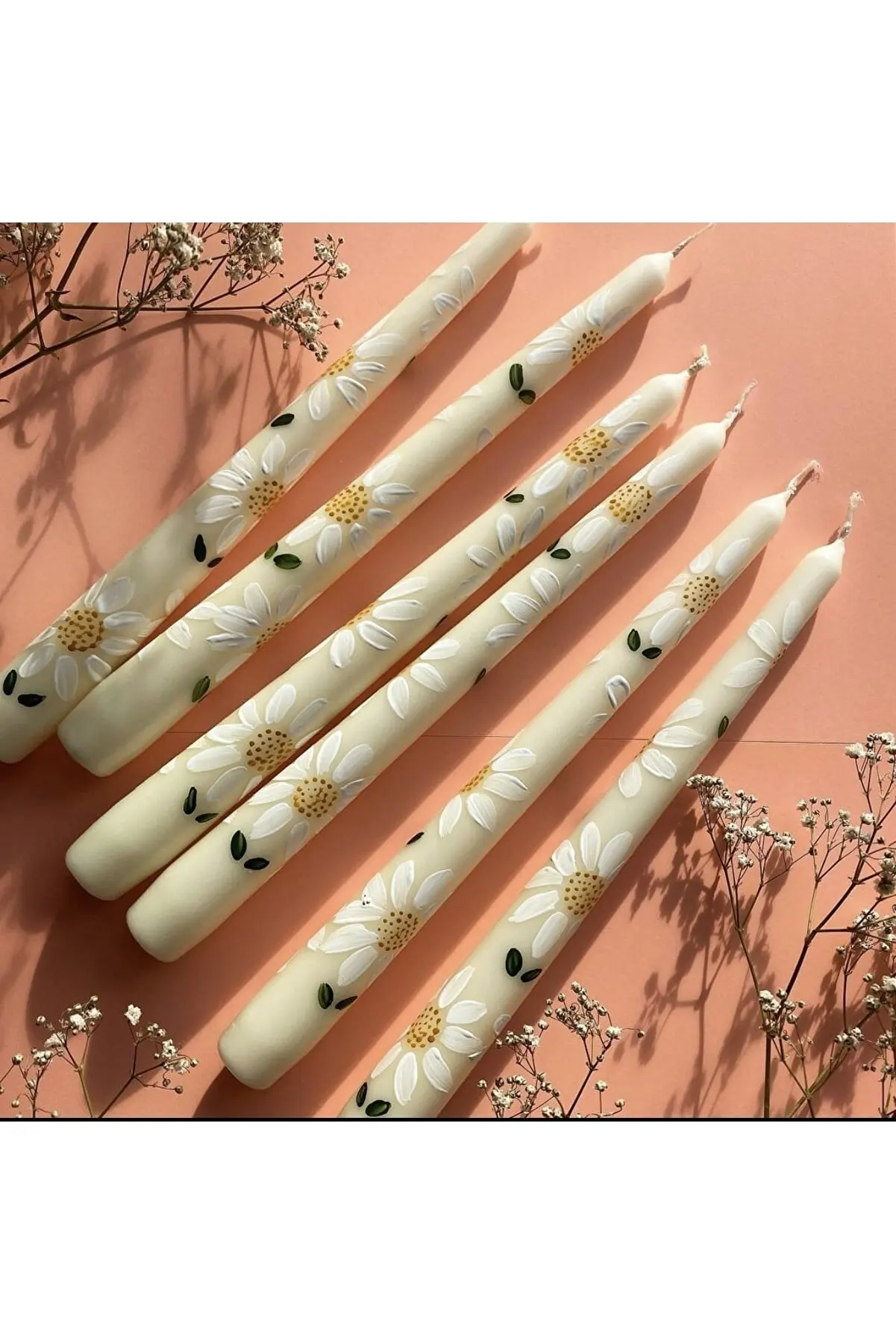 Цветной подсвечник свеча свечи из сои с дизайном, выполненным вручную, для украшения дома или офиса, романтическая, дорогая, размером 25 см, освещение.