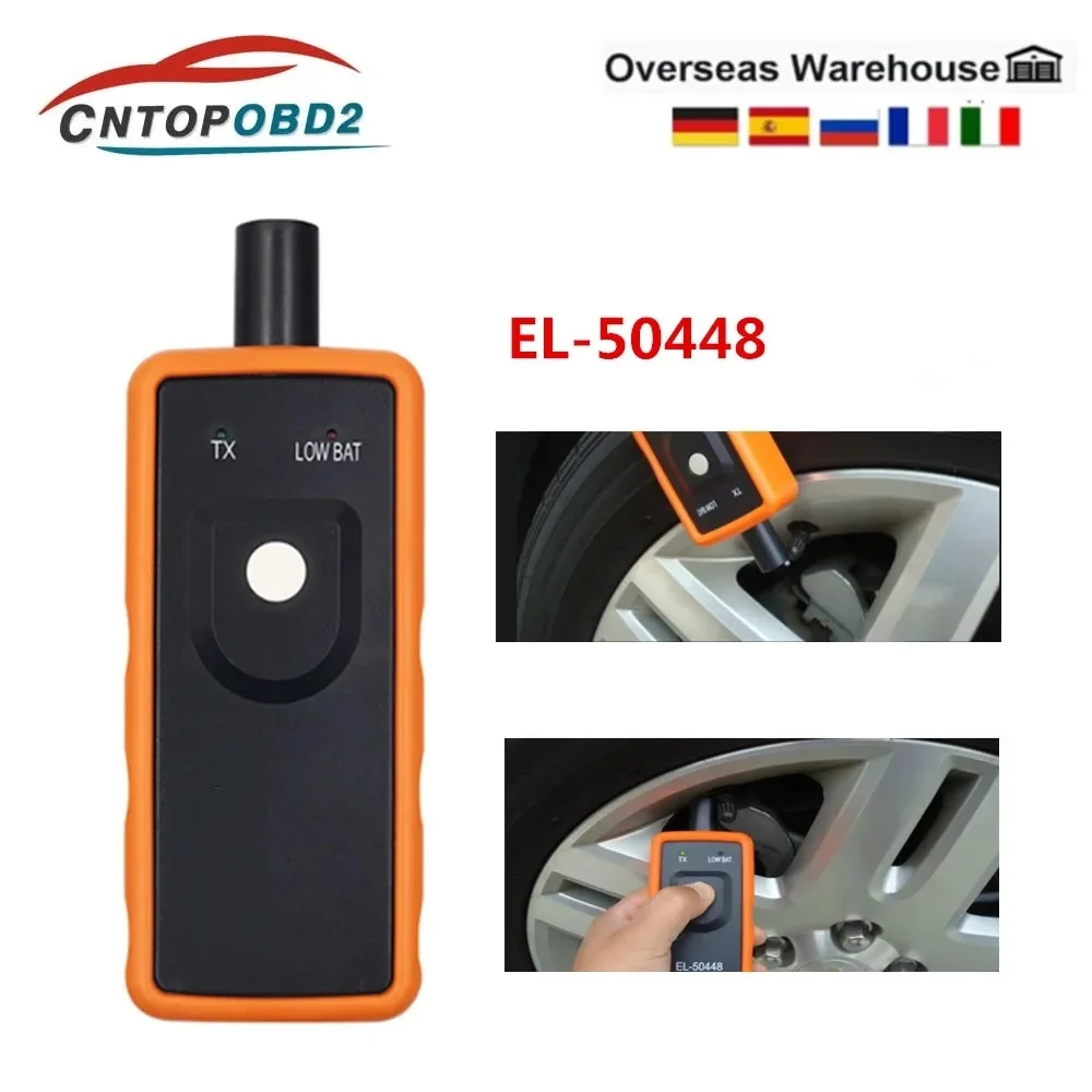 

Новинка, сенсорный датчик давления в шинах El 50448 TPMS, стандартный для Ope/G0M, инструмент для автосброса, инструмент для активации TPMS