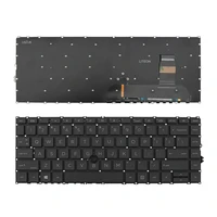 new english us layout keyboard for hp elitebook 840 g7 black 6037b0161801 without frame with point us
