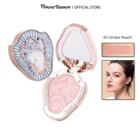 flower knows unicorn embossed blush natural cheek blusher makeup 6 colors 5g