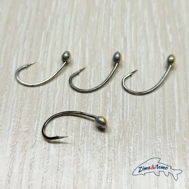 Мормышка зима/лето 30/100шт (коронка сверху). Для создания нахлыстовых мушек.