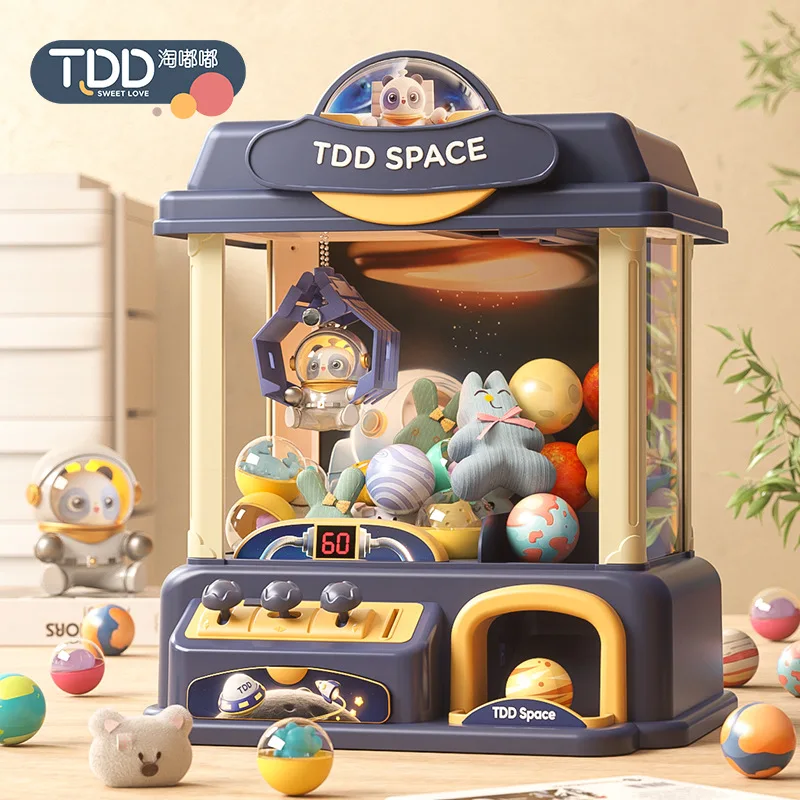 

Машинка для кукол «сделай сам», перезаряжаемая детская игровая мини-игрушка для захвата когтей с подсветкой, Детская искусственная игрушка