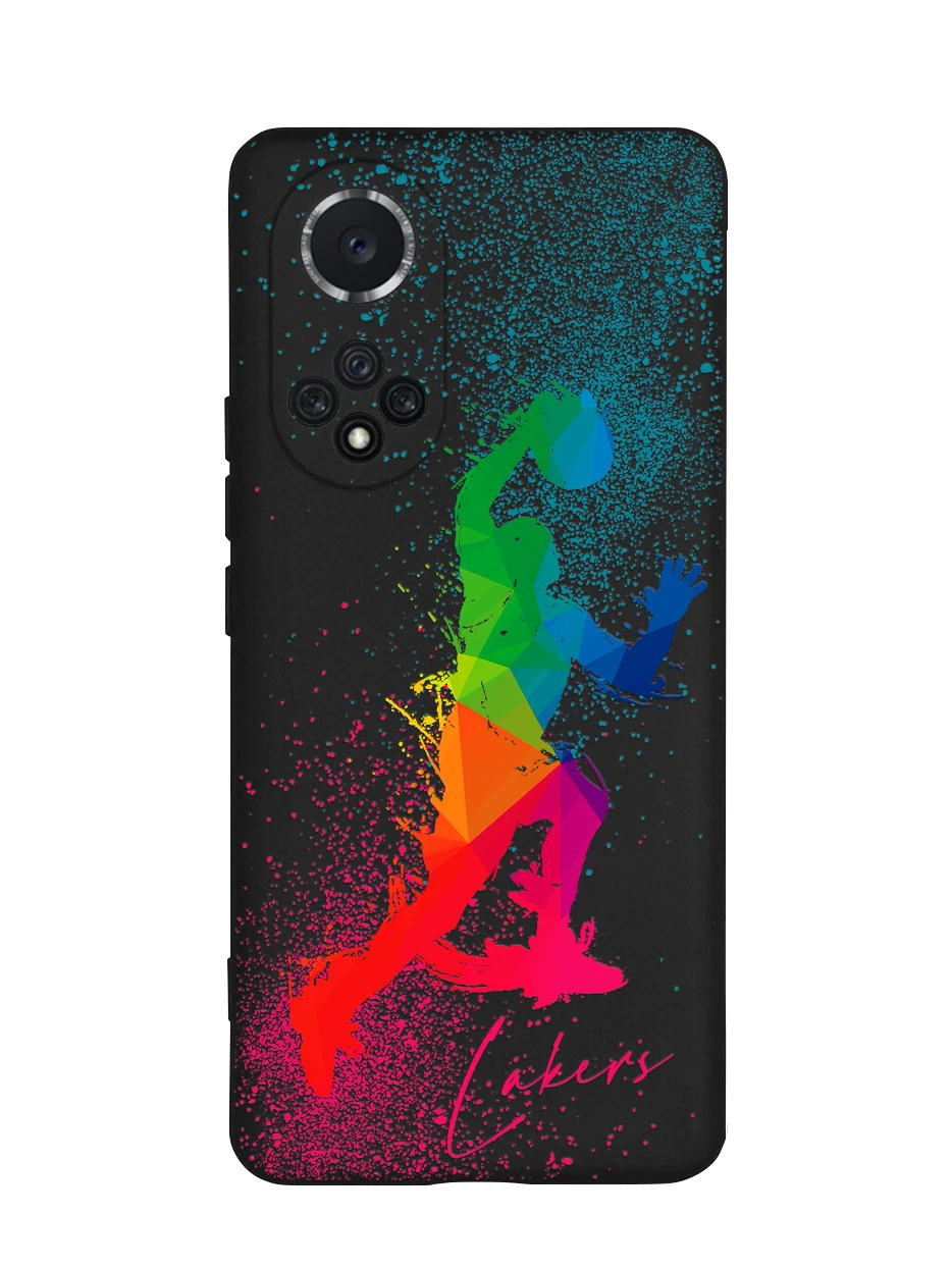 Силиконовый чехол Мобилиус на Honor 50 / Lite Huawei Nova 9 8i рисунок футбол и баскетбол -