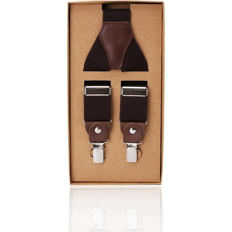 Kravatkolik Коричневая кожаная