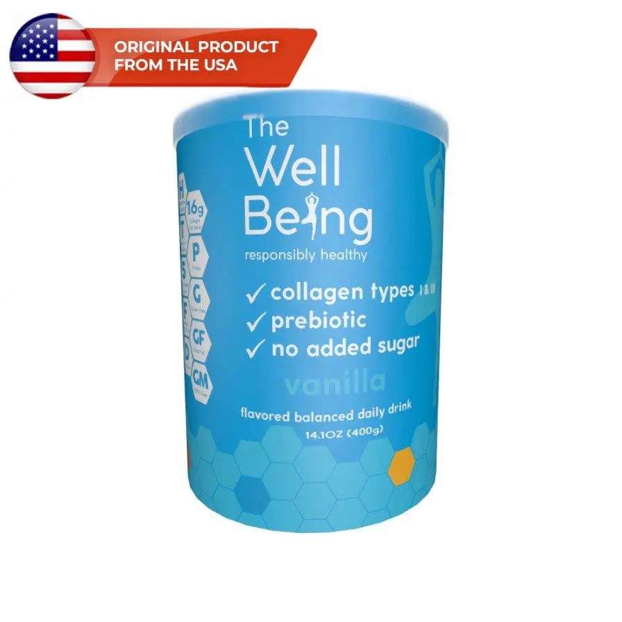 The Wellbeing Collagen Beverage Смесь для приготовления ванильного напитка с коллагеном тивов 1