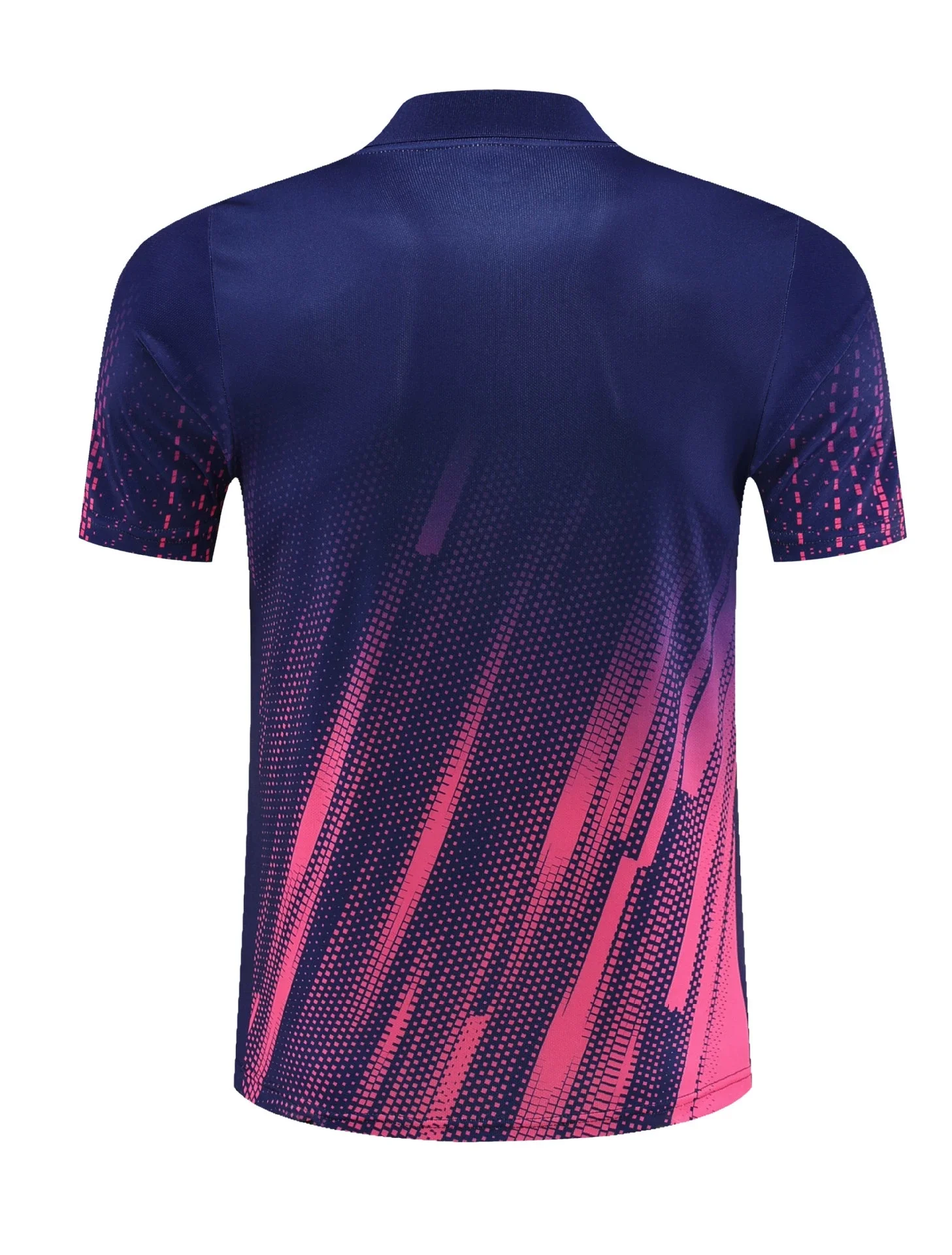 Men T-shirt Quick Drying Women Training Badminton Uniforms Table Tennis Lapel Clothes Printing Boys Breathable Sport Wear