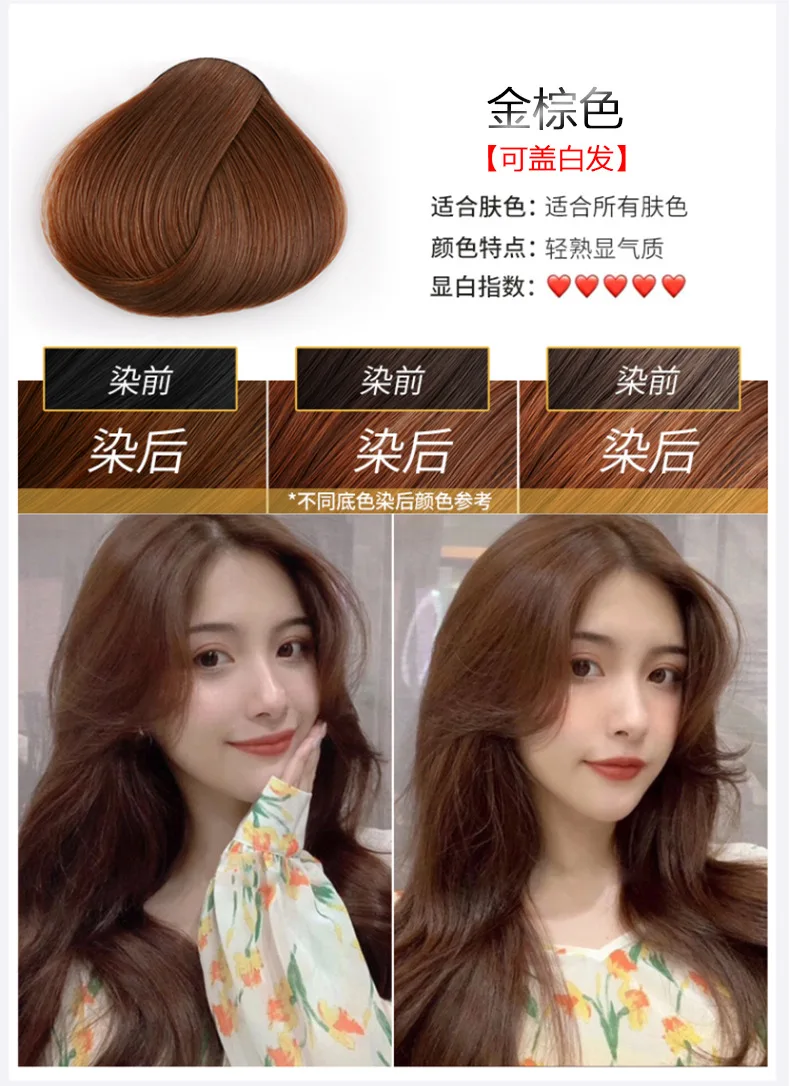 500 мл Краска для волос Кисть растительная эссенция мгновенная краска шампунь