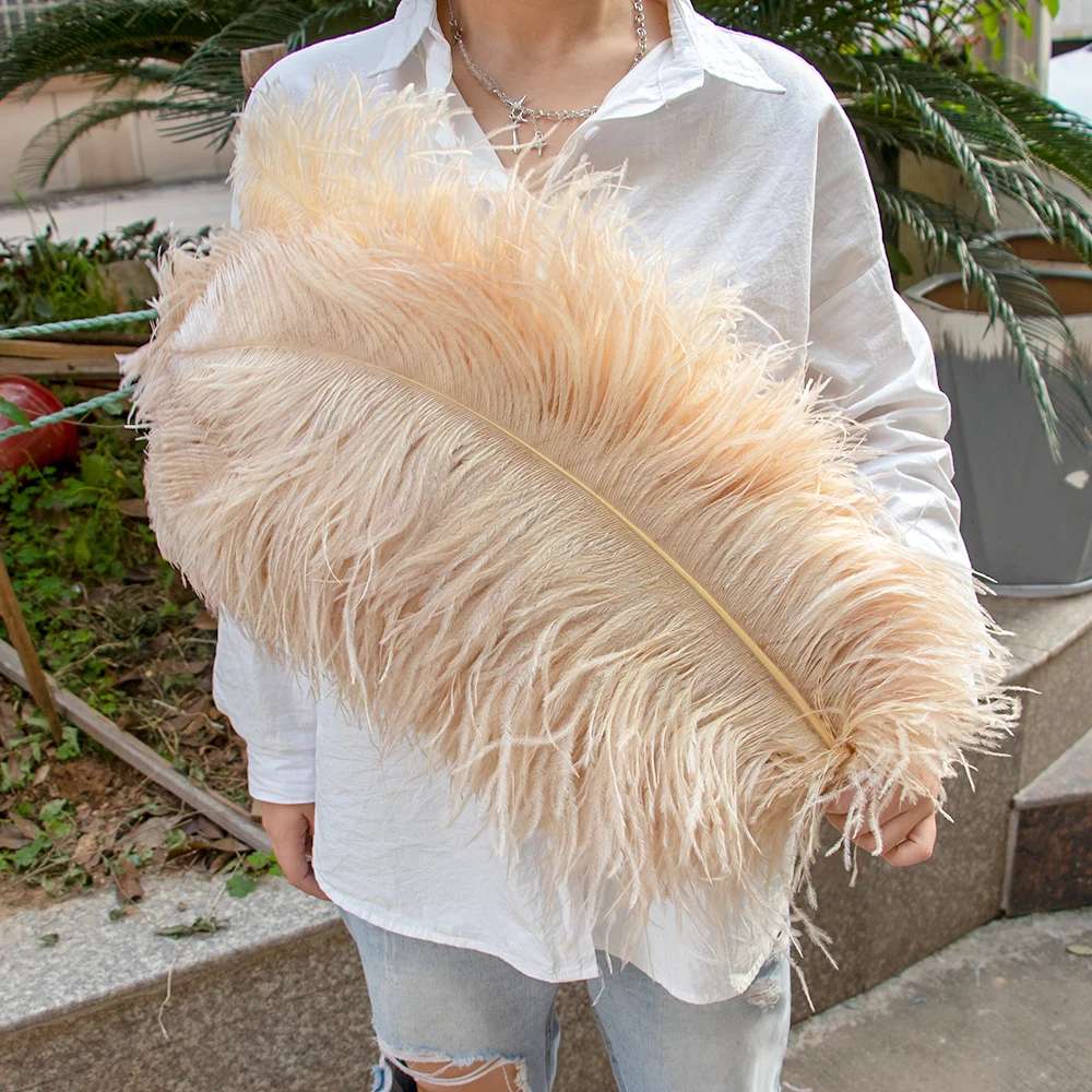 

10 Pcs Natural Ostrich Feathers for Crafts Wedding Party Home Decoration Ostrich Plumes Table Centerpiece Plumas Bulk Wholesales