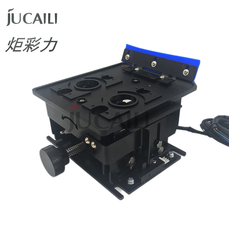 

Небольшая двухсторонняя укупорочная станция Jucaili для DTF DTG для XP600 4720 i3200, Печатная головка, Очистительная станция с одним вертикальным мотором