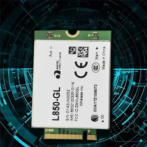 Комплект компьютерных аксессуаров L850-GL WWAN Модуль + антенна 4G LTE Cat9 M.2 LTE и карта WCDMA для маршрутизатора Keenetic