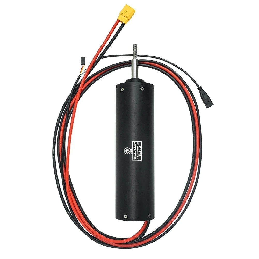 Фото Flipsky 65220 Двигатель 120 кВ 6000 Вт Встроенный ESC IP68 BLDC Двигатель ESC 2-в-1 Комбинированный для серфинга Лодка Подводное подруливающее устройство Hydro Efoil №1