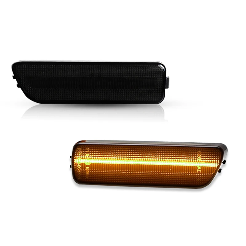 

2 шт. передний бампер Янтарный светодиодный боковой габаритный фонарь для Volkswagen MK4 Golf GTI R32 1999-2005 гольф Rabbit ...