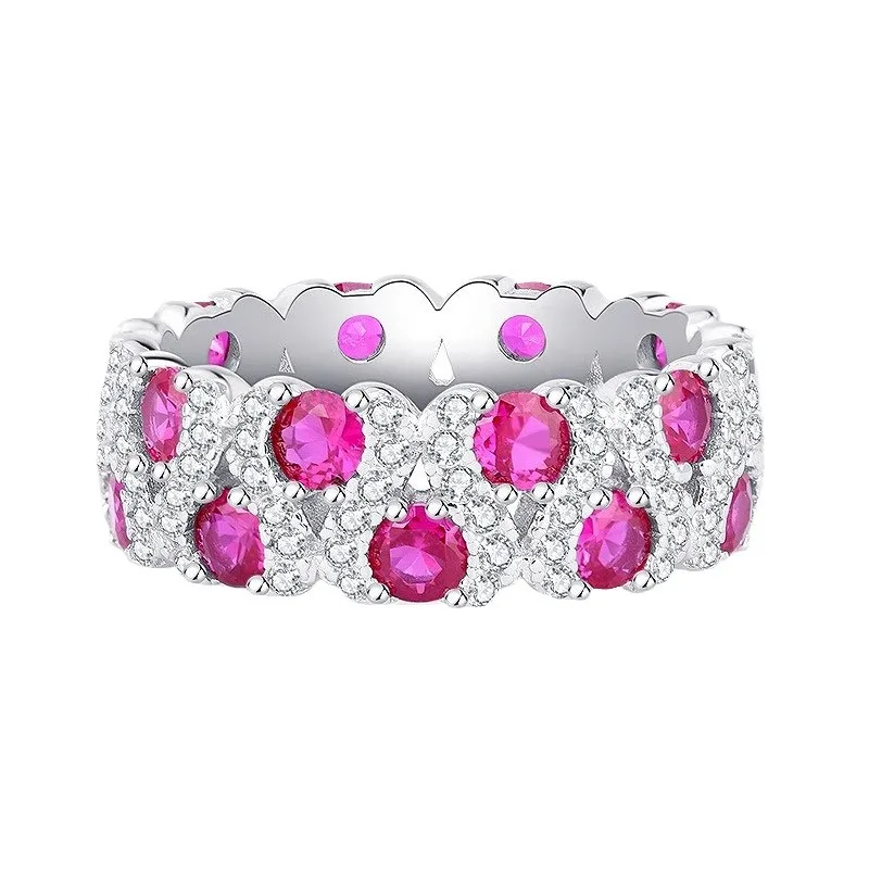 Женское кольцо MADALENA SARARA из стерлингового серебра 925 розового цвета с