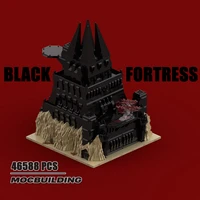 new star plan ultimate collector series black fortress moc model stree build block brick diy assembly set puzzle collection toys
