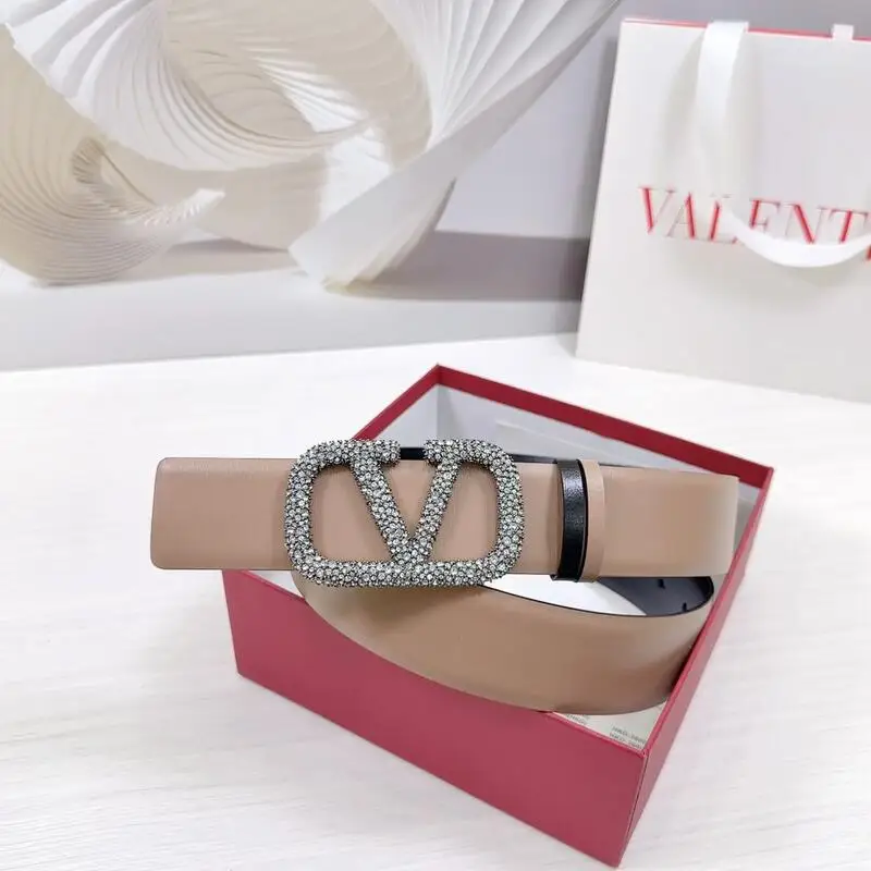 ln Стиль Ремень Dior Valentino Двусторонняя Головка Яловичная Кожа Ткань Медная