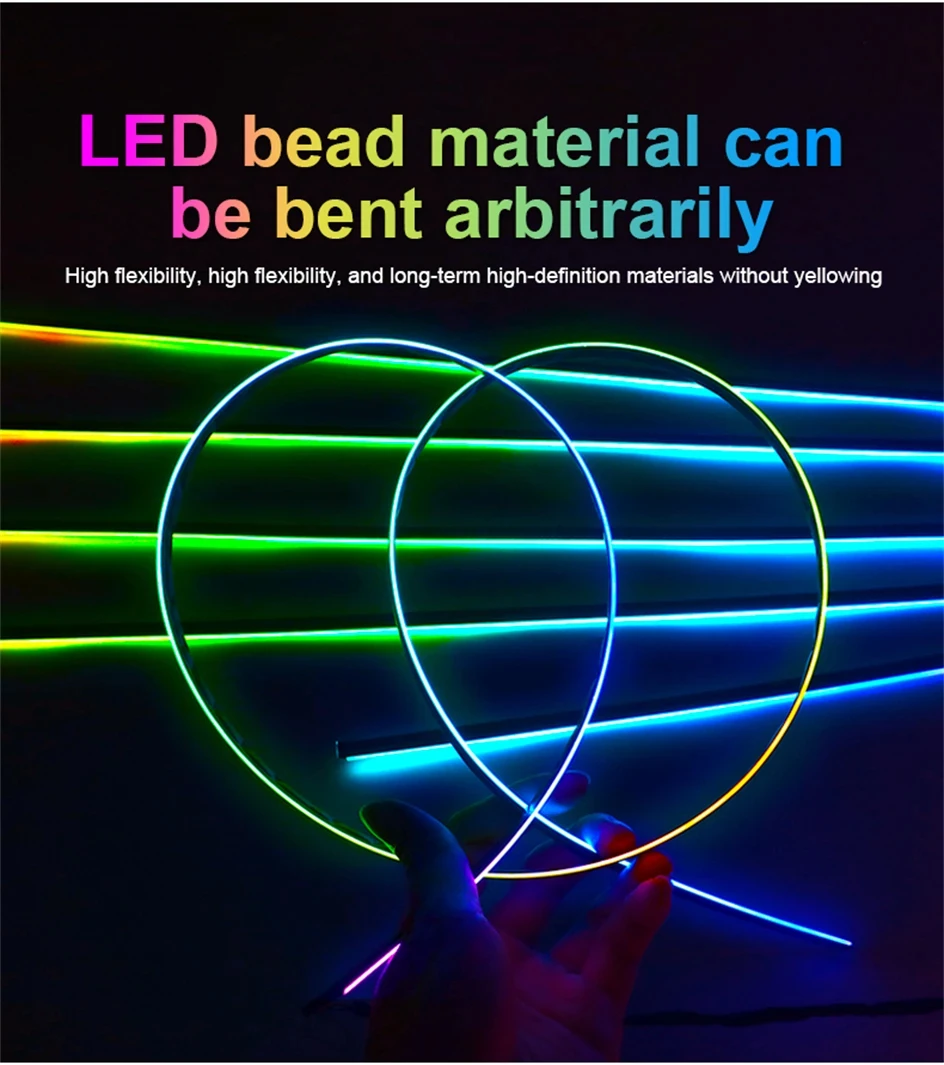 22 в 1 неоновые лампы для внутреннего освещения автомобиля