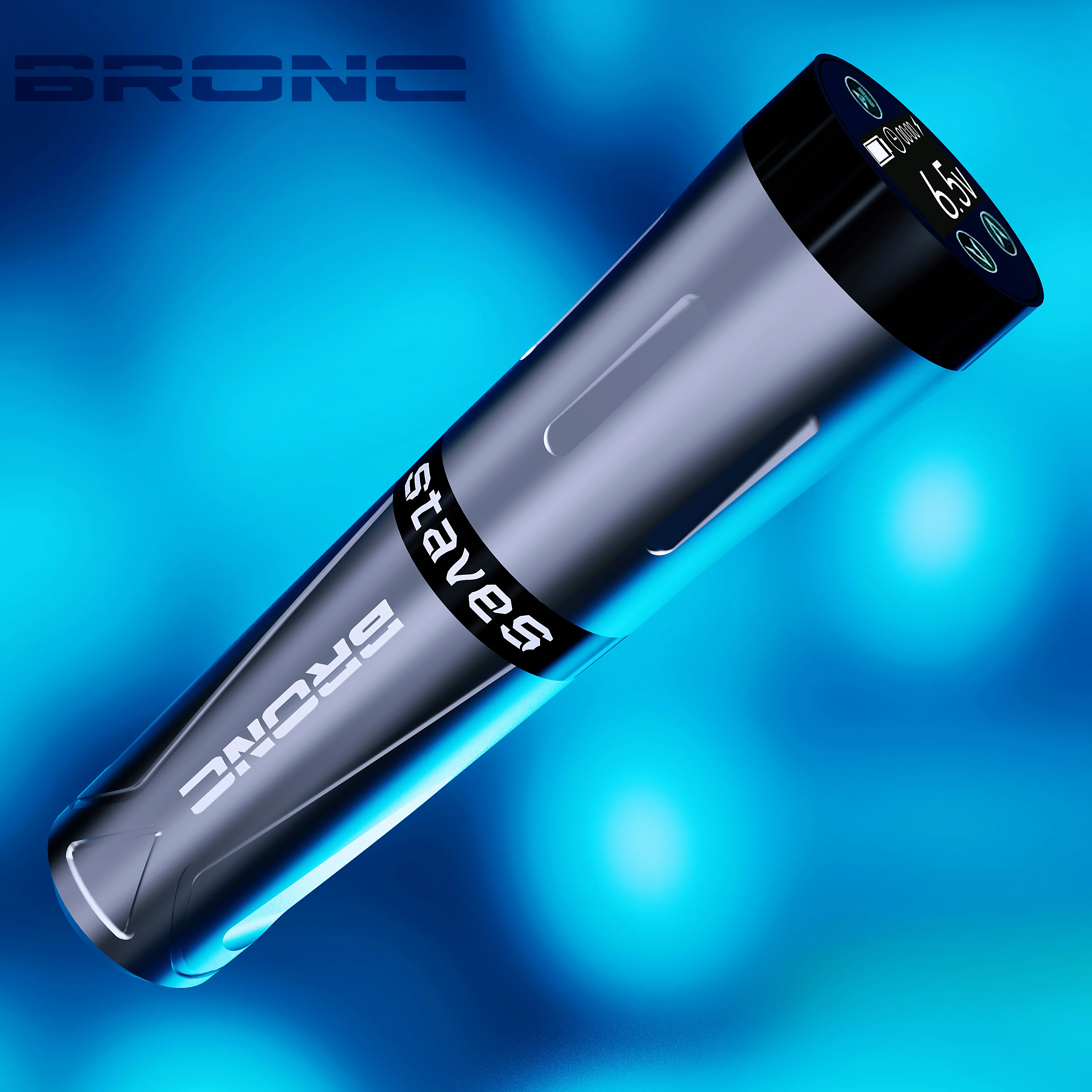 BRONC STAVES Professional Wireless Tattoo Machine Pen Strong Coreless Swiss Motor Lithium Battery for Tattoo Artist