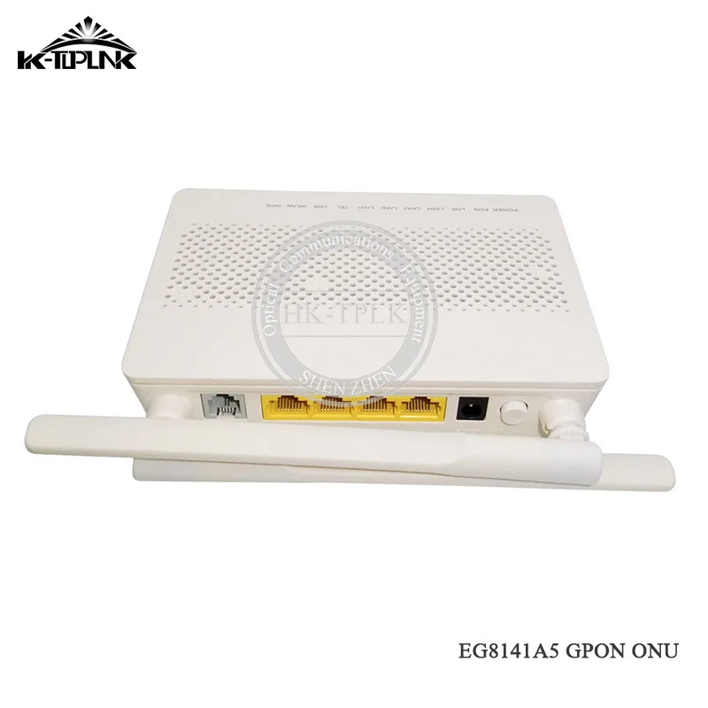 20 шт. Hua Wei EG8141A5 Gpon ONU FTTH HGU Wi-Fi модем 1GE + 3FE 1Tel 1USB Wifi 5dBi английская прошивка голый