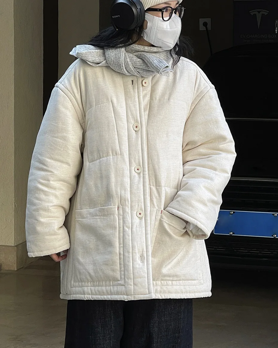 woman warm jacket coat