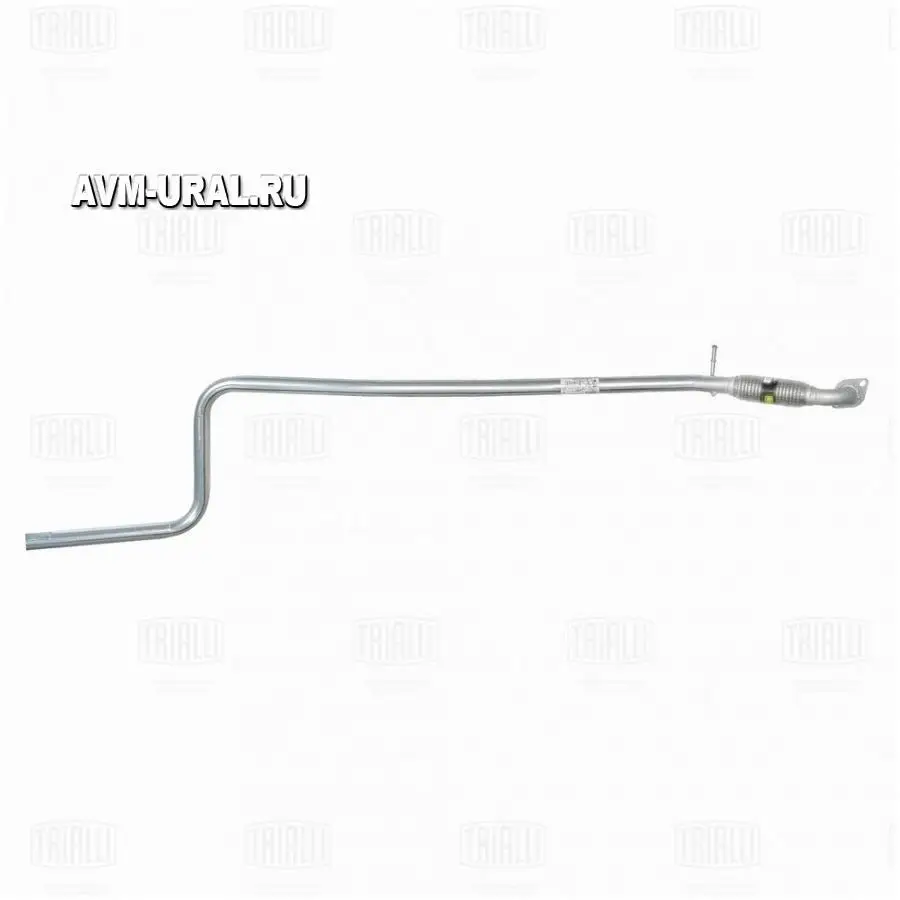TRIALLI Приемная труба глушителя Ford Fiesta (01-) 1.2/1.4 16V (алюм. сталь) (ECP 0110)