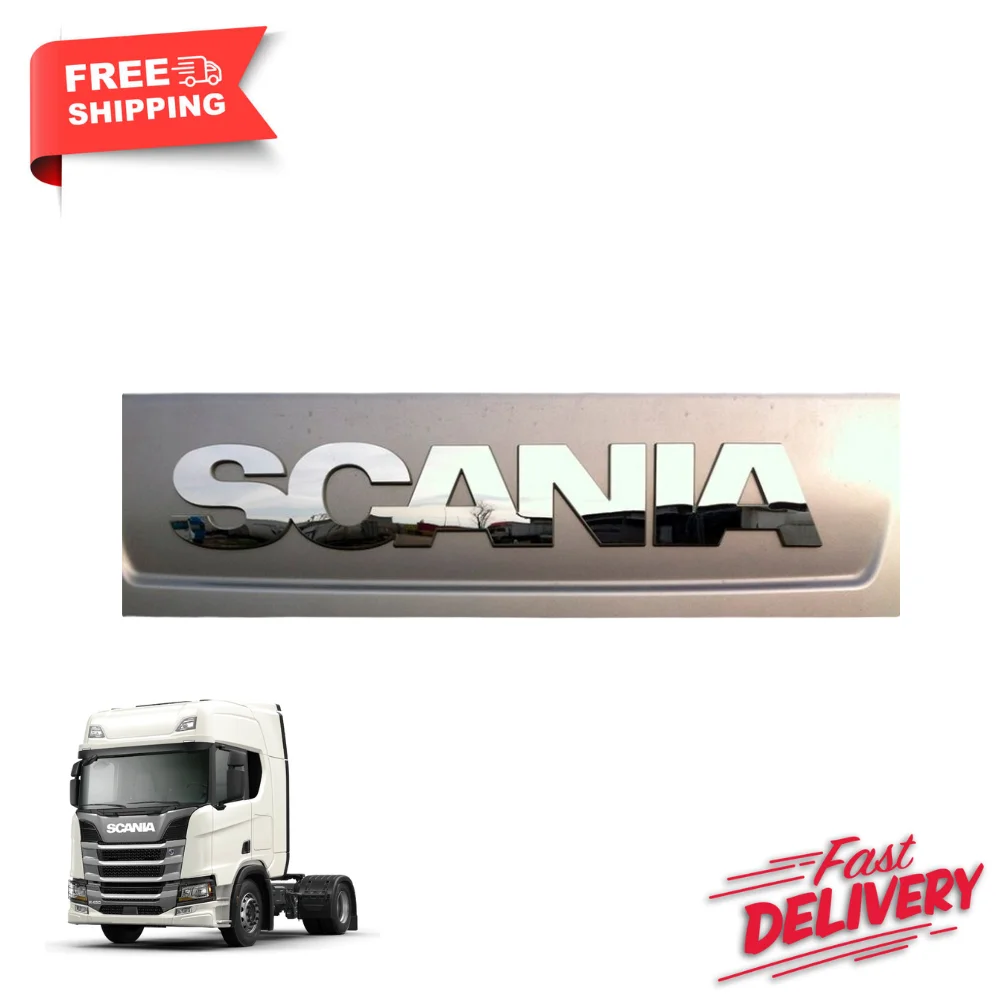

Scania 2009-2016 м3 нагрудная надпись хромированный WN Inox WNSC166