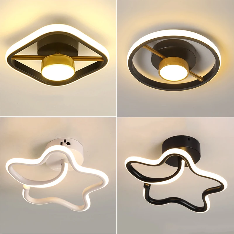 

Ceiling Lights Creative Bedroom Ceiling Lights Geometry Durable Multifunctional Simple Minimalist for Hallway Lighting Fixtures